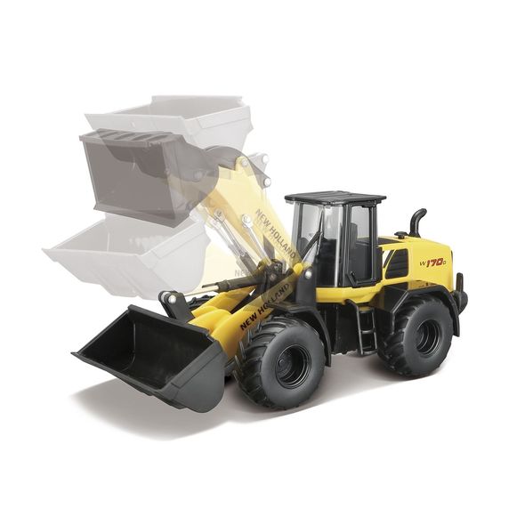 Автомодель - Екскаватор New Holland W170D, 1:50, 15 см, Bburago