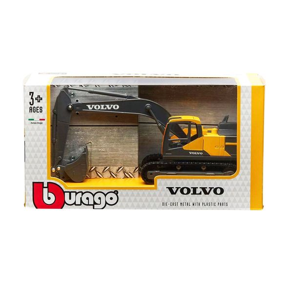 Автомодель - Екскаватор Volvo Ec220E, 1:50, 21 см, Bburago