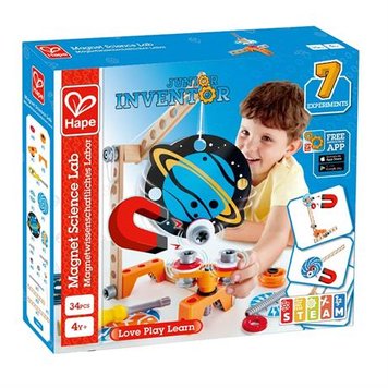 STEM набір Магнітна лабораторія Junior Inventor, 34 дет., Hape