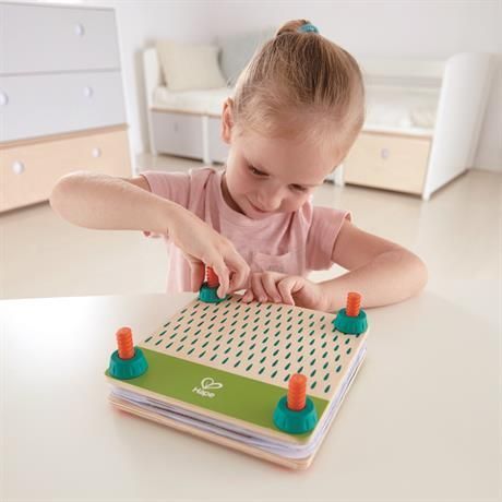 Прес для квітів Гербарій з фарбами, Hape Прес для квітів Гербарій з фарбами, Hape