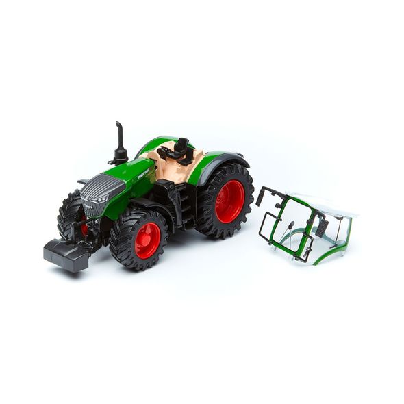 Автомодель - Трактор Fendt 1050 Vario c роторными валковыми граблями, 1:32, 10 см, Bburago