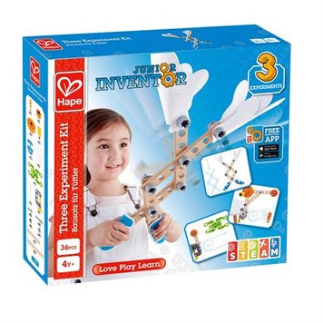 STEM набір Junior Inventor, 3 експерименти, 37 дет., Hape