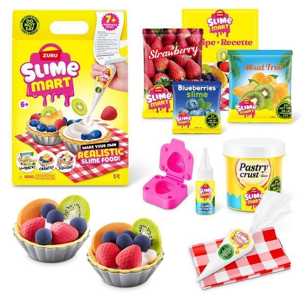 Фруктовий тарт, ігровий набір зі слаймами, серія Shopping Bag, Slime Mart