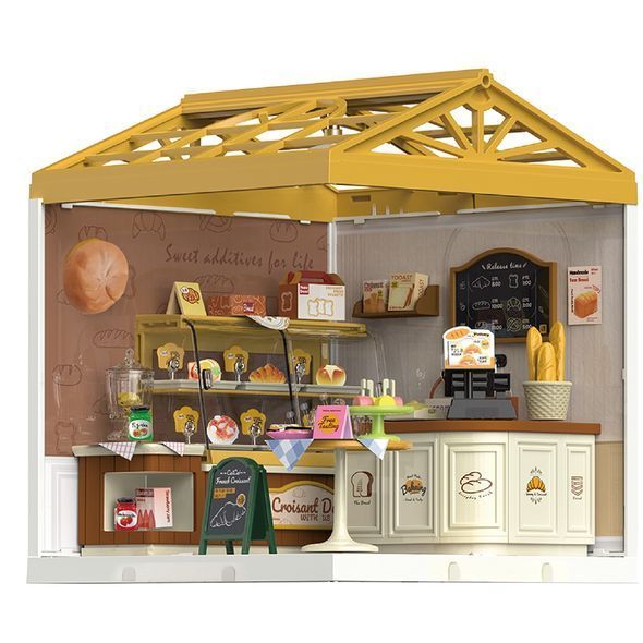 Конструктор-румбокс Пекарня, серія Інтер'єр, світло, Mini House