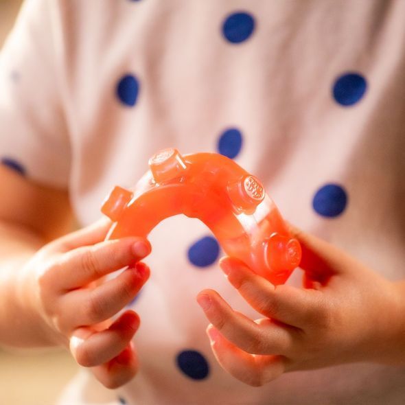 Сенсорний конструктор Барвистий трактор, 12 дет., Jelly Blox
