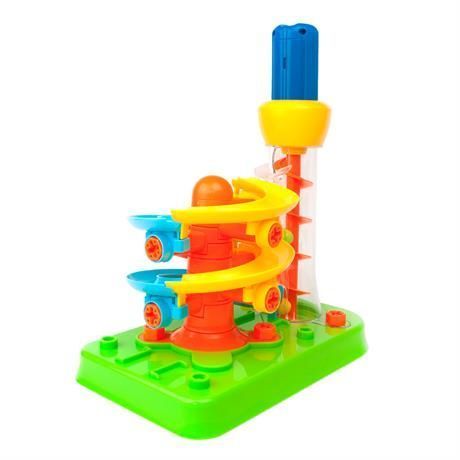 STEM-конструктор Гірка-спіраль з шуруповертом, 55 дет., Edu-Toys