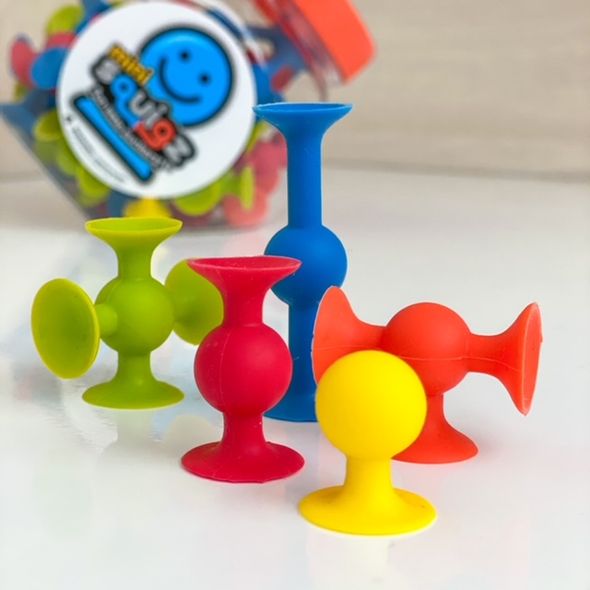 Конструктор на миниприсосках MiniSquigz, 75 дет., Fat Brain Toys