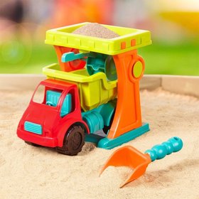 Набор для игры с песком и водой – Песочная мельница (машинка, лопатка), Battat