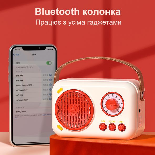 Портативна bluetooth колонка з караоке, MiDeer