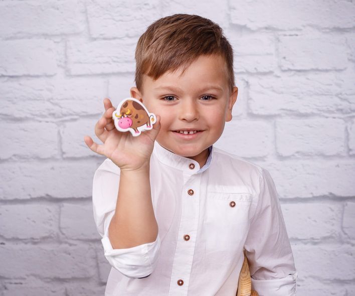 Навчальний набір Абетка з магнітною дошкою, Vladi Toys