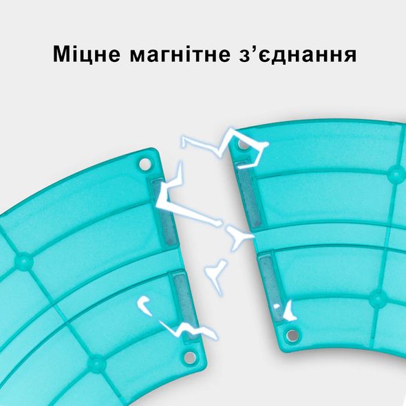 Магнітний конструктор - Гоночний трек, 115 дет., MiDeer