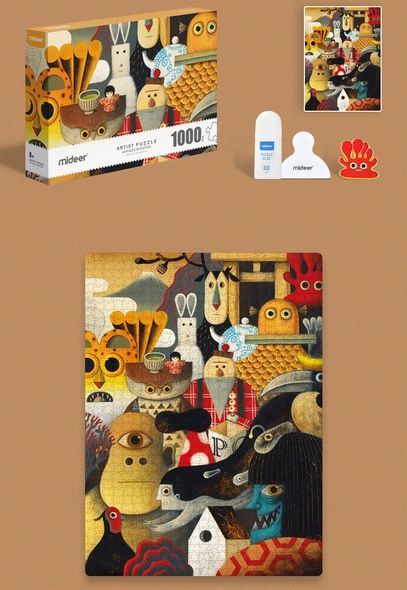 Арт-пазл Японські монстрики, 1000 ел., MiDeer