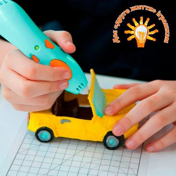Набір стрижнів для 3D-ручки 3Doodler Start Мікс, 75 шт (помаранчевий, жовтий, зелений)
