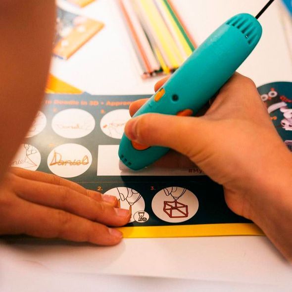 Набір стрижнів для 3D-ручки 3Doodler Start Мікс, 75 шт (помаранчевий, жовтий, зелений)