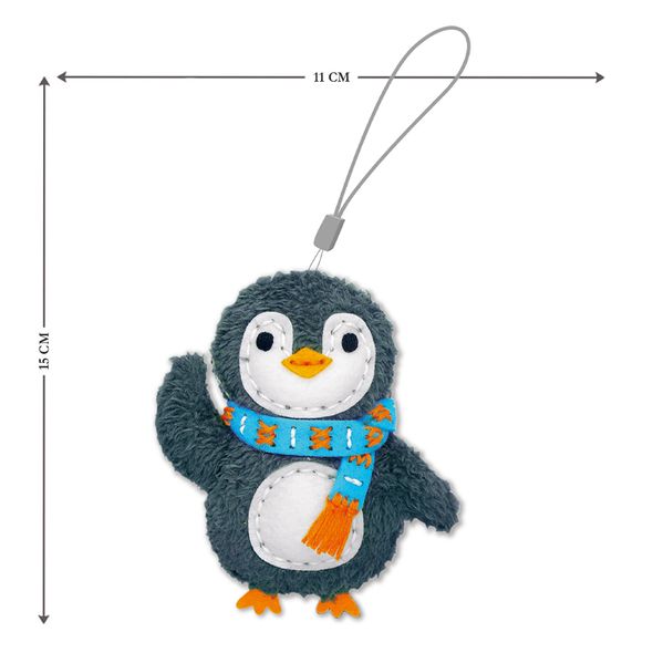 Набір для творчості, шиття іграшки-брелока "Пінгвін", AVENIR