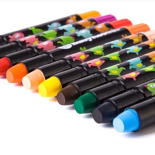 Набір м'яких воскових олівців, 12 кольорів, Jar Melo